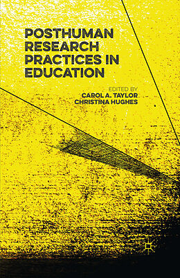 Couverture cartonnée Posthuman Research Practices in Education de 