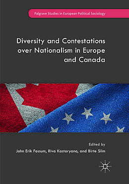 Couverture cartonnée Diversity and Contestations over Nationalism in Europe and Canada de 