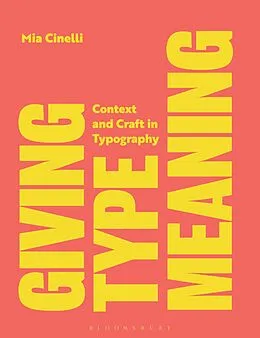 E-Book (epub) Giving Type Meaning von Mia Cinelli