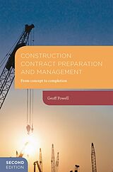 eBook (epub) Construction Contract Preparation and Management de Geoff Powell