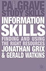 eBook (epub) Information Skills de Jonathan Grix, Gerald Watkins