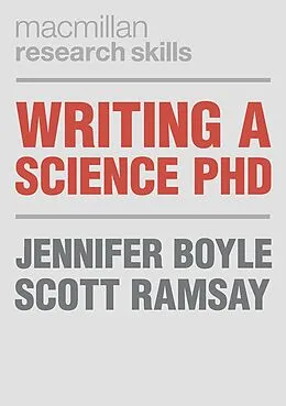 E-Book (epub) Writing a Science PhD von Jennifer Boyle, Scott Ramsay