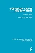 E-Book (pdf) Customary Law of the Haya Tribe von Hans Cory, M. M. Hartnoll