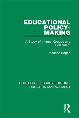 E-Book (epub) Educational Policy-making von Maurice Kogan