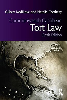 eBook (epub) Commonwealth Caribbean Tort Law de Gilbert Kodilinye, Natalie Corthesy