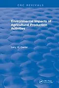 PDF Environmental Impact of Agricultural Production Activities von Larry W. Canter