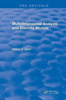 E-Book (pdf) Multidimensional Analysis and Discrete Models von Aleksei A. Dezin
