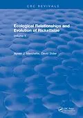 ePUB Ecological Relationships and Evolution of Rickettsiae von Nyven J. Marchette