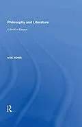 E-Book (epub) Philosophy and Literature von M. W. Rowe
