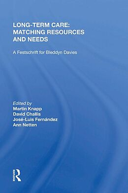 E-Book (pdf) Long-Term Care: Matching Resources and Needs von David Challis