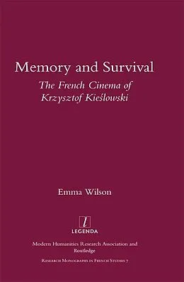 E-Book (epub) Memory and Survival the French Cinema of Krzysztof Kieslowski von Emma Wilson