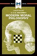 E-Book (epub) An Analysis of G.E.M. Anscombe's Modern Moral Philosophy von Jonny Blamey, Jon W. Thompson