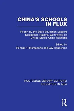 E-Book (epub) China's Schools in Flux von Ronald Montaperto, Jay Henderson