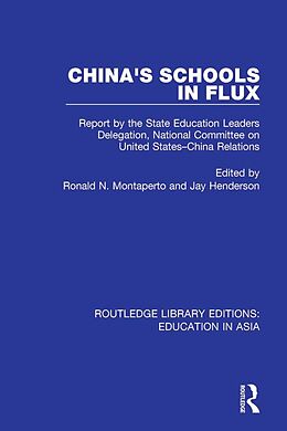 eBook (pdf) China's Schools in Flux de Ronald N. Montaperto, Jay Henderson