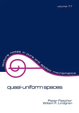 E-Book (pdf) Quasi-Uniform Spaces von Peter Fletcher, William F. Lindgren