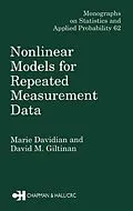ePUB Nonlinear Models for Repeated Measurement Data von Marie Davidian, David . M Giltinan