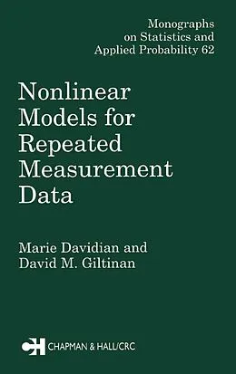ePUB Nonlinear Models for Repeated Measurement Data von Marie Davidian, David . M Giltinan