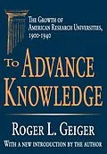E-Book (epub) To Advance Knowledge von Roger L. Geiger