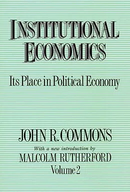 E-Book (epub) Institutional Economics von Malcolm Rutherford