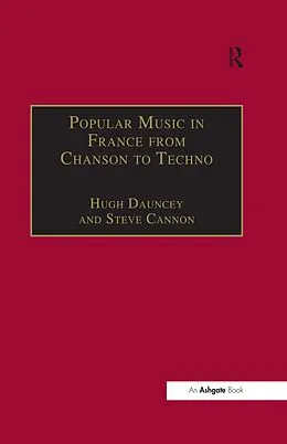 E-Book (pdf) Popular Music in France from Chanson to Techno von Steve Cannon