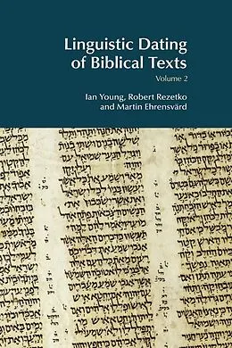 E-Book (epub) Linguistic Dating of Biblical Texts: Volume 2 von Ian Young