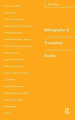 E-Book (pdf) Bibliography of Translation Studies: 2001 von Lynne Bowker