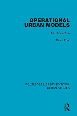 E-Book (pdf) Operational Urban Models von David Foot