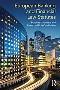 E-Book (epub) European Banking and Financial Law Statutes von Matthias Haentjens, Pierre de Gioia Carabellese