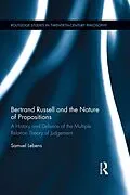 E-Book (pdf) Bertrand Russell and the Nature of Propositions von Samuel Lebens