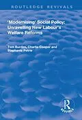 E-Book (epub) Modernising Social Policy von Tom Burdon, Charlie Cooper, Steph Petrie
