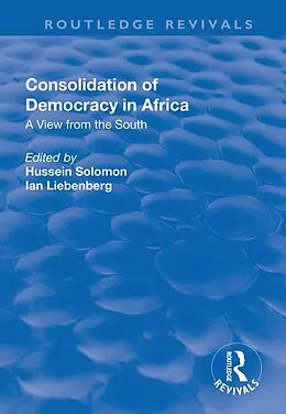 ePUB Consolidation of Democracy in Africa von Hussein Solomon, Ian Liebenberg