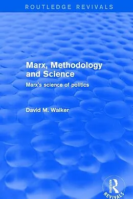 E-Book (pdf) Marx, Methodology and Science von David M. Walker