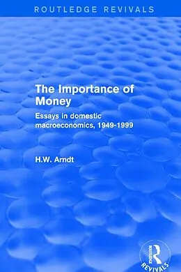 E-Book (epub) The Importance of Money von H. W. Arndt