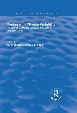 E-Book (pdf) Coping with Climate Variability von Karen O'Brien, Colleen Vogel