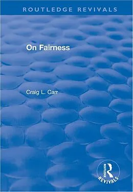 E-Book (epub) On Fairness von Craig L. Carr