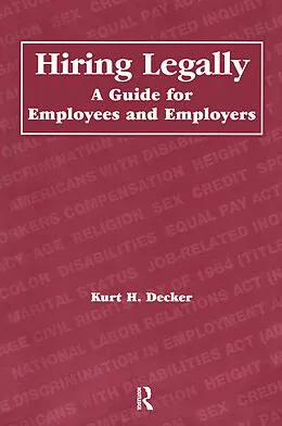 E-Book (epub) Hiring Legally von Kurt Decker