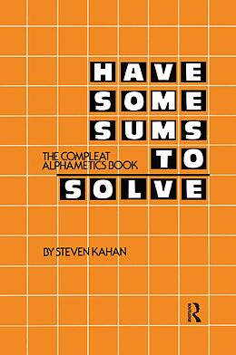 E-Book (epub) Have Some Sums to Solve von Steven Kahan