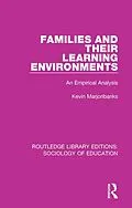 E-Book (pdf) Families and their Learning Environments von Kevin Marjoribanks