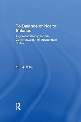 E-Book (pdf) To Balance or Not to Balance von Eric A. Miller