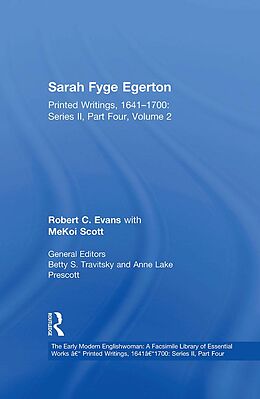 E-Book (pdf) Sarah Fyge Egerton von Robert C. Evans