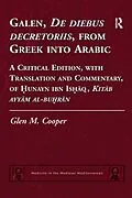 E-Book (pdf) Galen, De diebus decretoriis, from Greek into Arabic von Glen M. Cooper