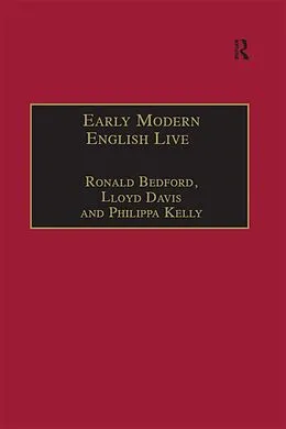 E-Book (epub) Early Modern English Lives von Ronald Bedford, Lloyd Davis, Philippa Kelly