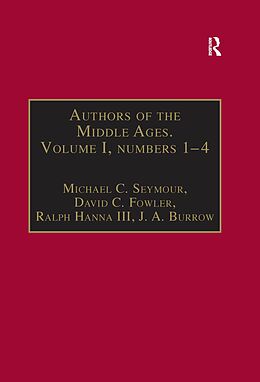 E-Book (epub) Authors of the Middle Ages. Volume I, Nos 1-4 von David C. Fowler, J. A. Burrow