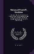 Livre Relié Return of Frank R. Stockton: ... Stories and Letters Which Cannot Fail to Convince the Reader That Frank R. Stockton Still Lives and Writes Through de Etta De Camp