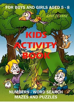 E-Book (epub) Kids Activity Book: Numbers - Word Search - Mazes and Puzzles von Kaye Dennan