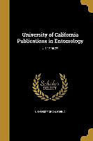 Kartonierter Einband University of California Publications in Entomology; v. 1 1906/22 von 