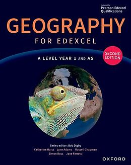 Couverture cartonnée Geography for Edexcel A Level Year 1 and AS second edition Student Book de 