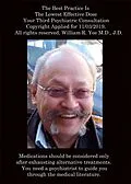 E-Book (epub) The Best Practice Is The Lowest Effective Dose Your Third Psychiatric Consultation von William Yee