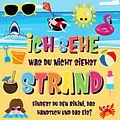 E-Book (epub) Ich sehe was du nicht siehst: Strand. Findest du den Bikini, das Handtuch und das Eis? (Ich sehe was Buch für 2-4 jährige Kinder, #6) von Pamparam Kinderbücher