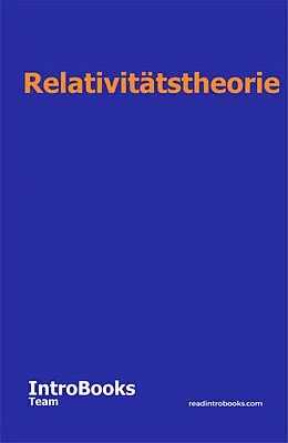 E-Book (epub) Relativitätstheorie von IntroBooks Team